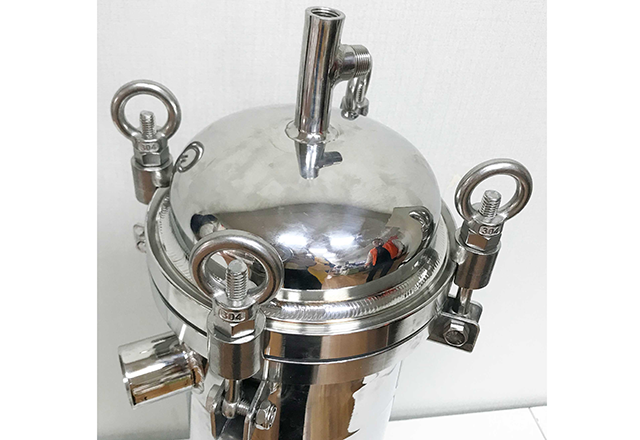 single bag filter housing